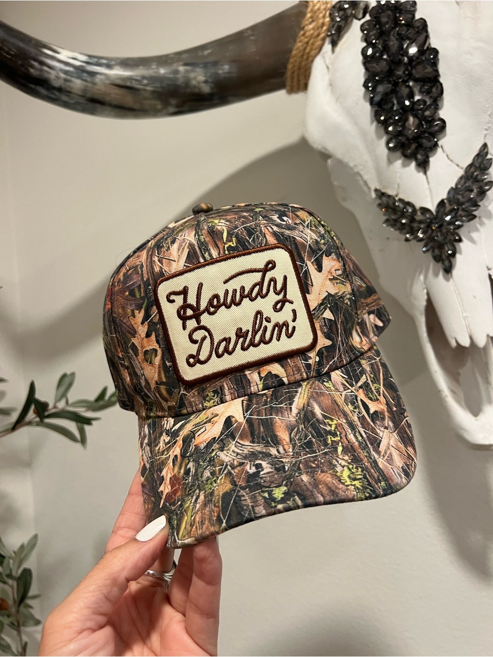 Howdy Darlin' Camo Baseball Cap